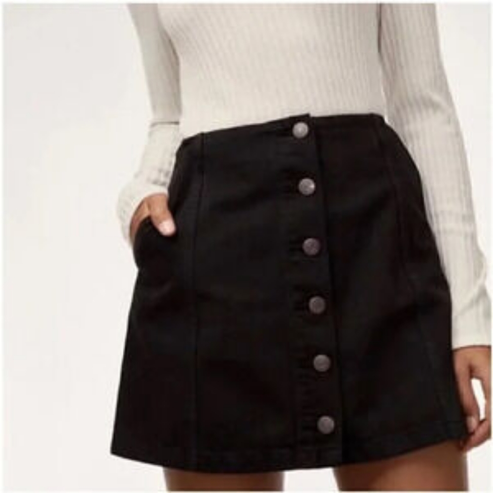 aritzia suede karmen skirt Wilfred Free